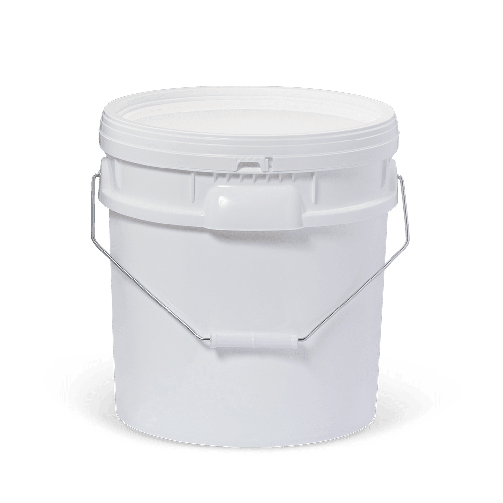 United Solutions 5 Gallon Bucket, Heavy Duty Plastic Bucket Black Pack